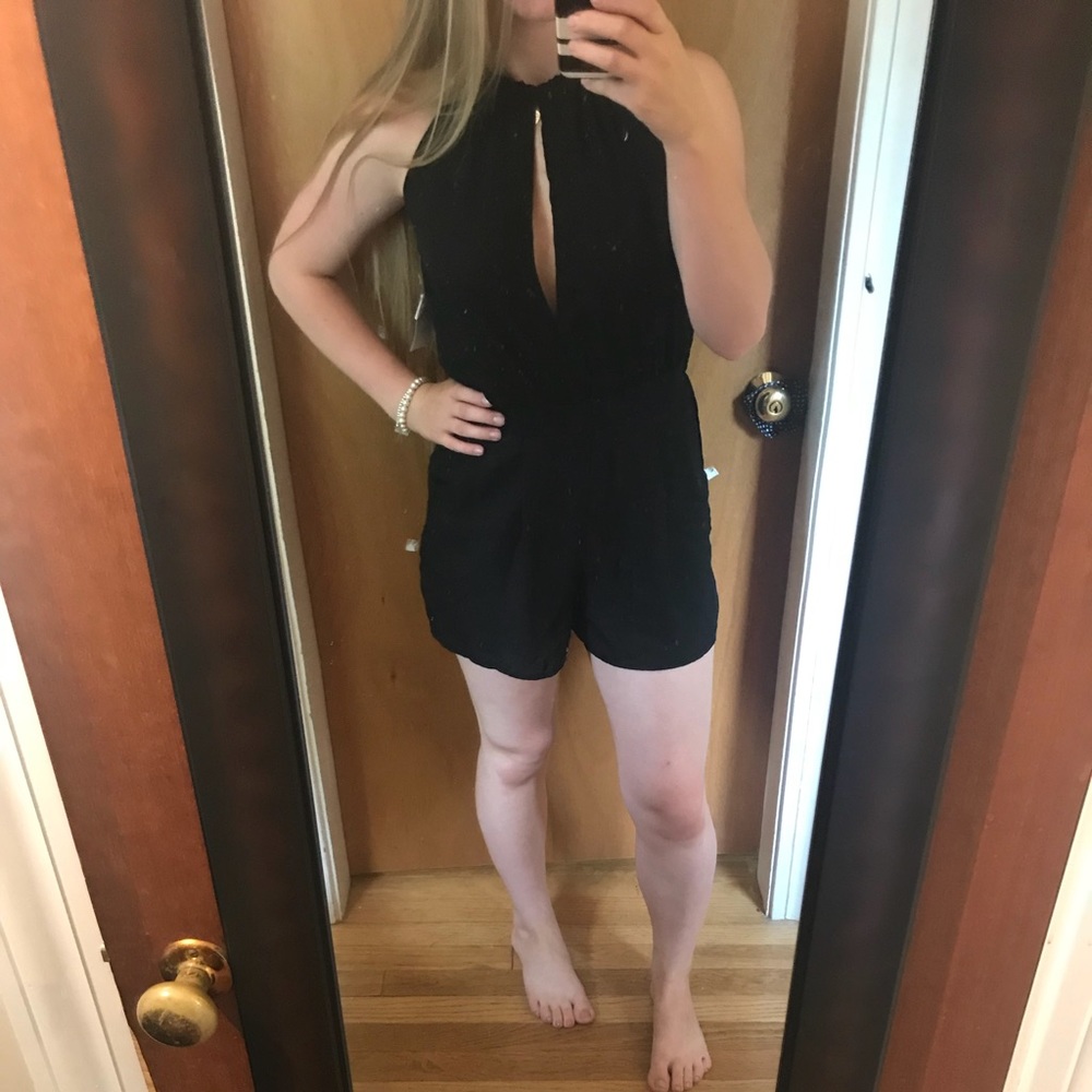 Black Charlotte Russe Romper